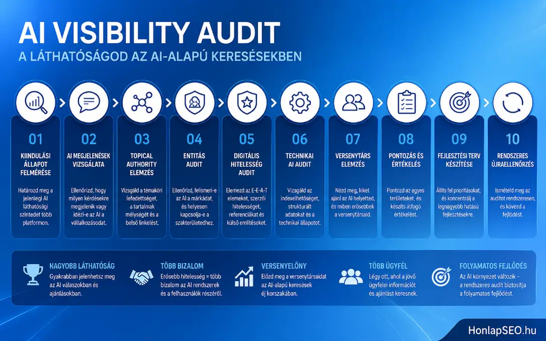 AI Visibility audit: hogyan mérd a láthatóságodat?
