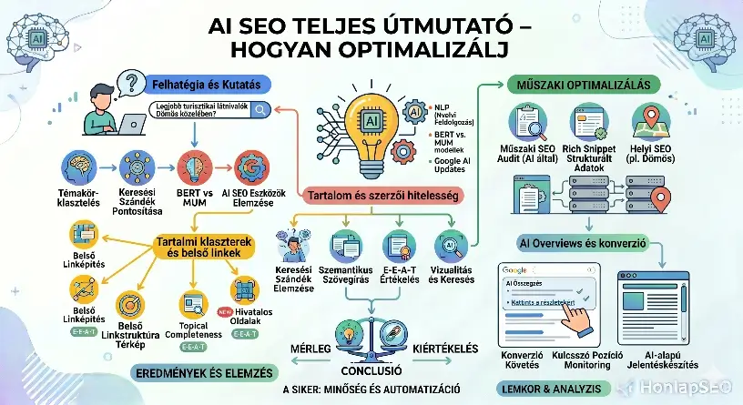 AI SEO teljes útmutató – hogyan optimalizálj