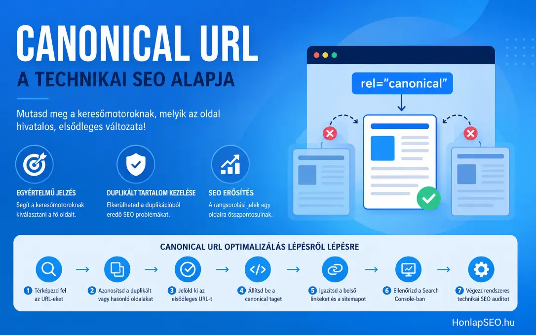 Canonical URL használata