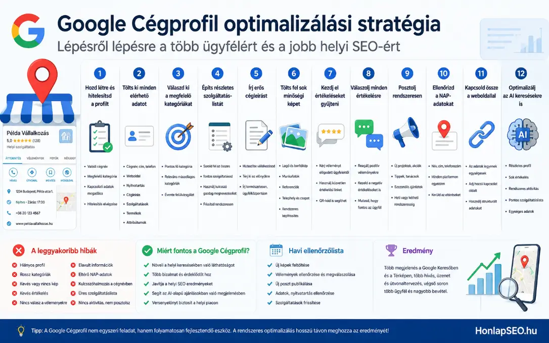 Hogyan érdemes beállítani a Google Cégprofilt?