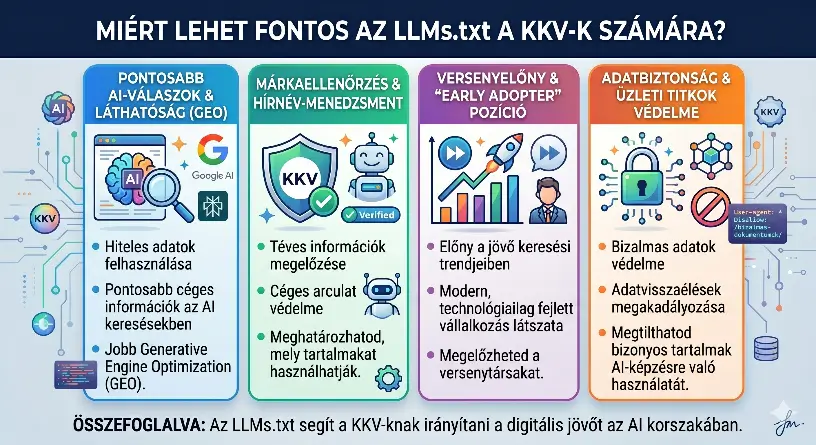 Mi az LLMs.txt és miért fontos a KKV-knak is az AI Keresések korszakában? Mi az LLMs.txt és miért fontos a KKV-knak is az AI Keresések korszakában?