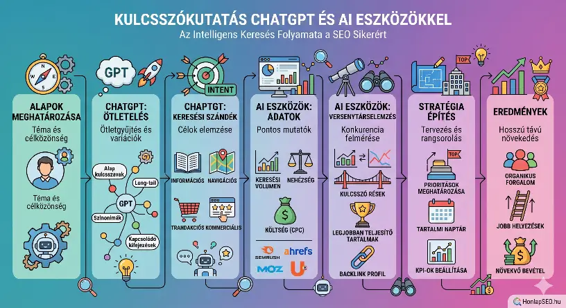 Kulcsszókutatás ChatGPT és AI eszközökkel
