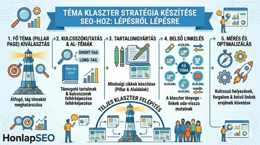 Lépésről lépésre topic cluster stratégia készítése Lépésről lépésre topic cluster stratégia készítése