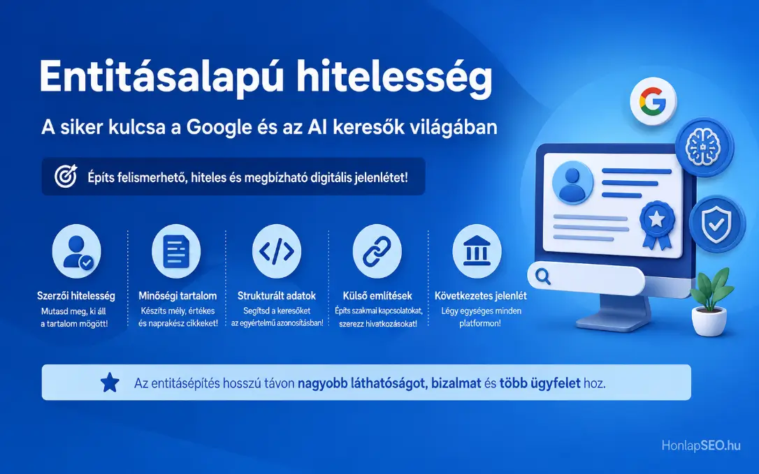 Hogyan építs entitásalapú hitelességet?