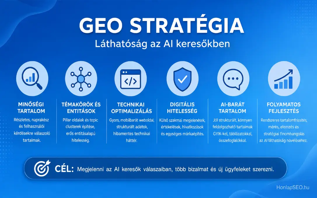 GEO stratégia vállalkozásoknak