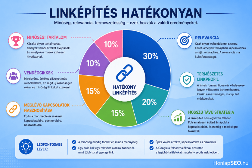 Linképítés hatékonyan Linképítés hatékonyan