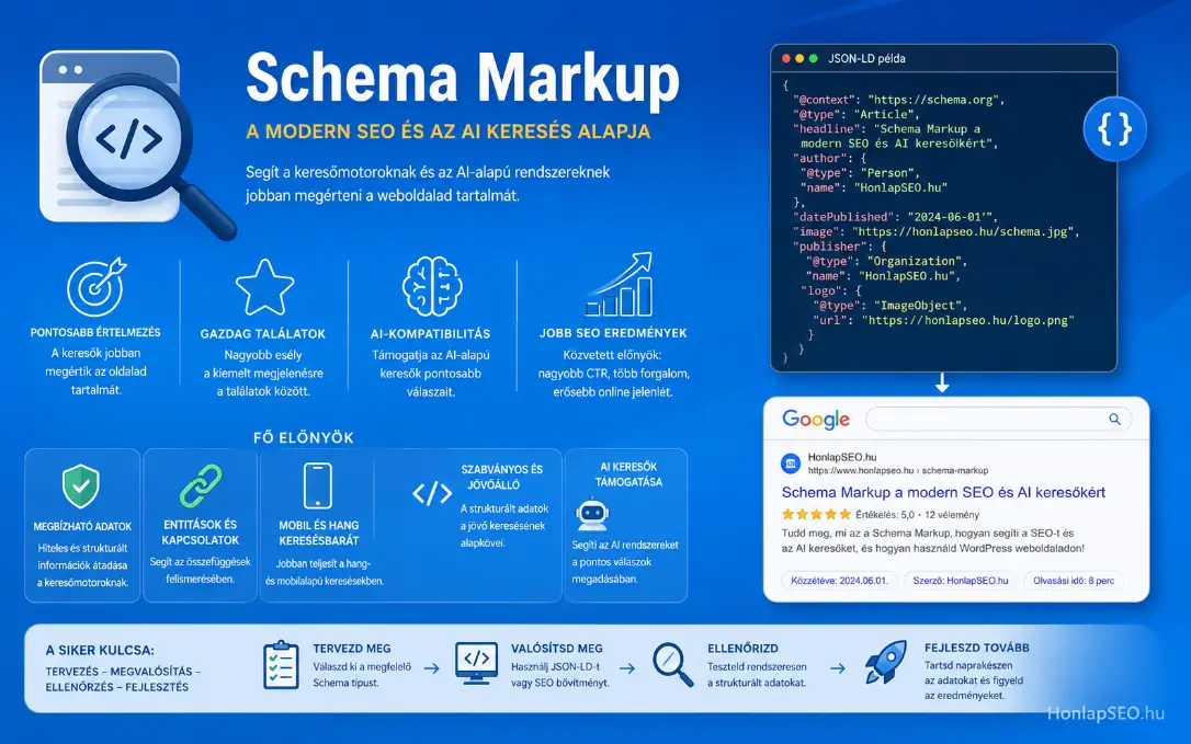 Schema markup útmutató