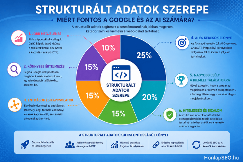 Strukturált adatok szerepe Strukturált adatok szerepe