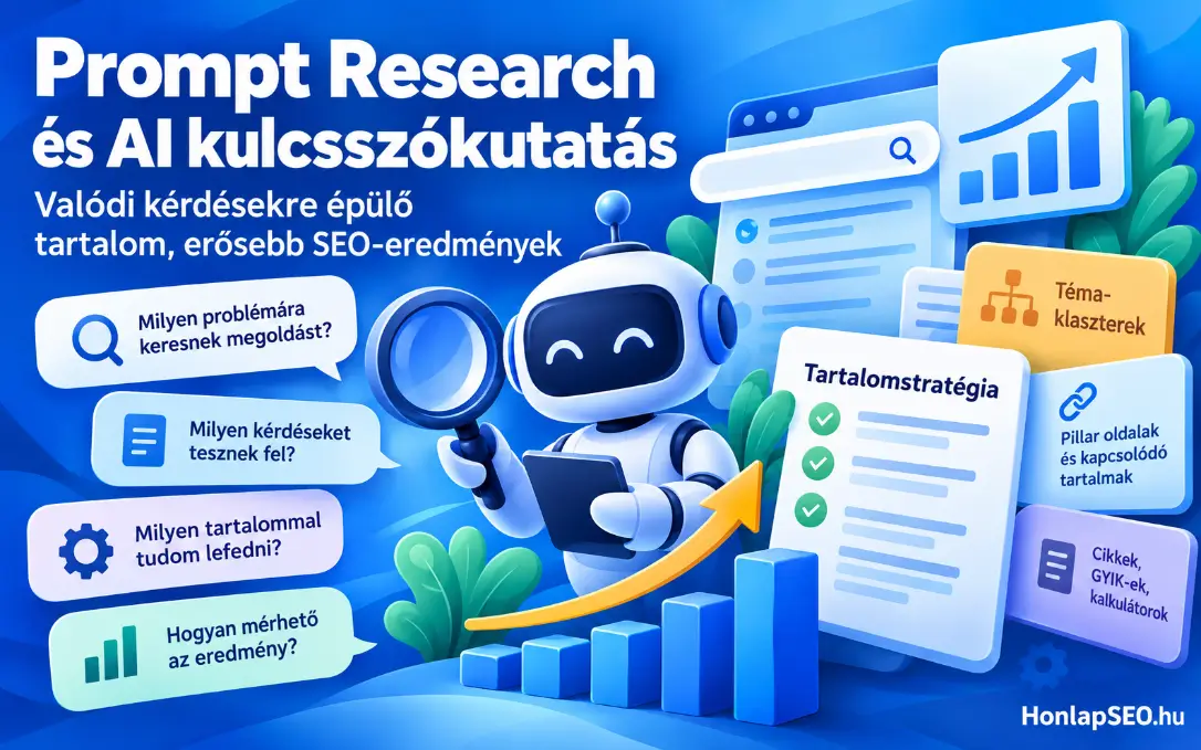 Prompt Research – AI kulcsszókutatás teljes útmutató